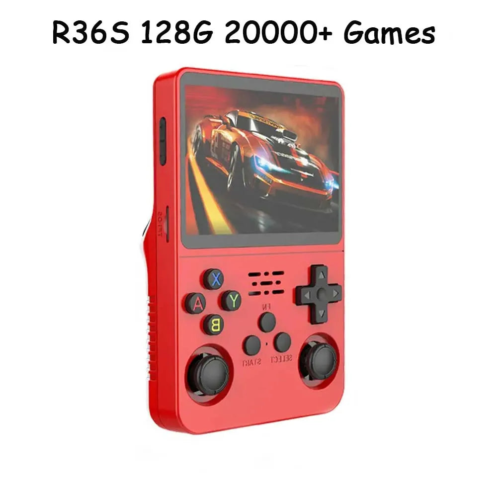 R36S Open Source Retro Handheld Game Console Linux System Kid Portable Pocket Video Player 3.5 Inch IPS Screen Video Game Player