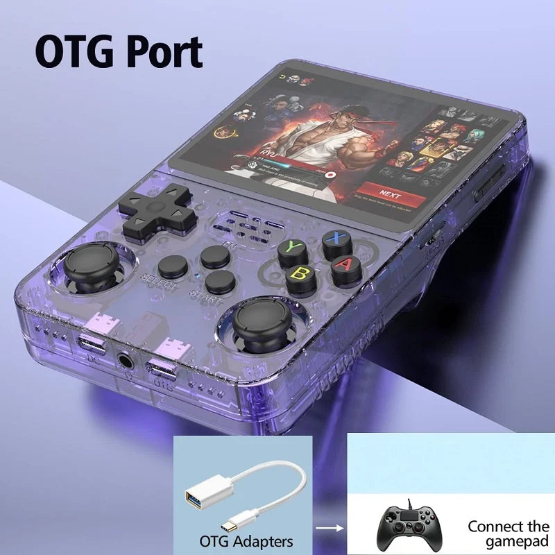 R36S Open Source Retro Handheld Game Console Linux System Kid Portable Pocket Video Player 3.5 Inch IPS Screen Video Game Player