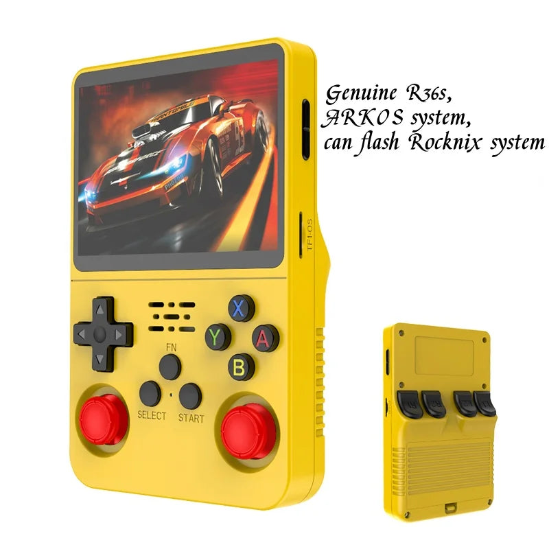 R36S Open Source Retro Handheld Game Console Linux System Kid Portable Pocket Video Player 3.5 Inch IPS Screen Video Game Player