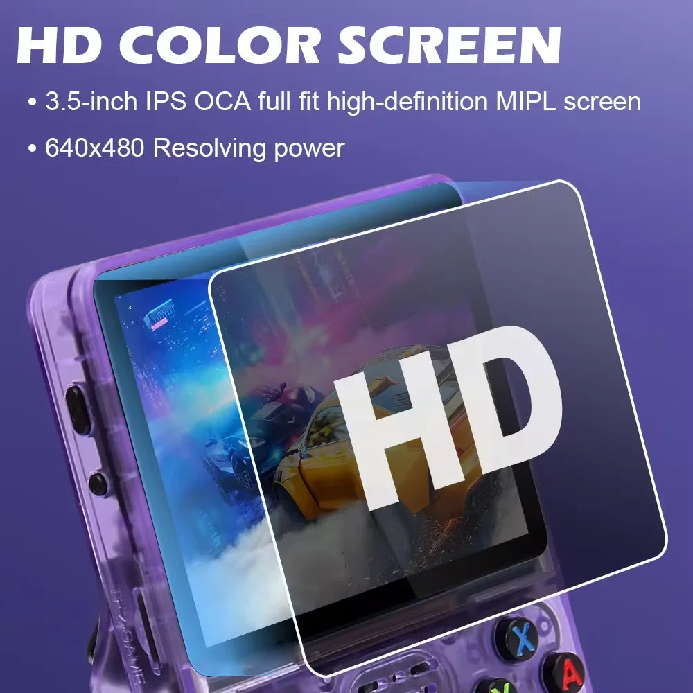 R36S Open Source Retro Handheld Game Console Linux System Kid Portable Pocket Video Player 3.5 Inch IPS Screen Video Game Player