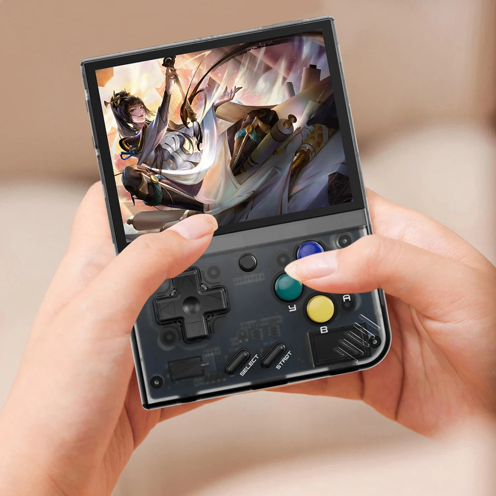 MIYOO Mini Plus Portable Retro Handheld Game Console 3.5-inch IPS HD Screen Classic Linux Electronic Game Console Supports WiFi