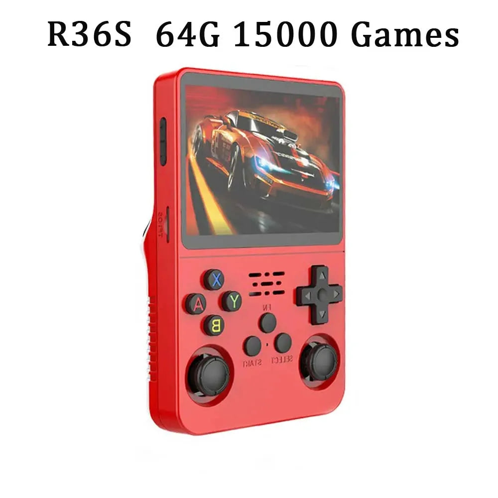 R36S Open Source Retro Handheld Game Console Linux System Kid Portable Pocket Video Player 3.5 Inch IPS Screen Video Game Player