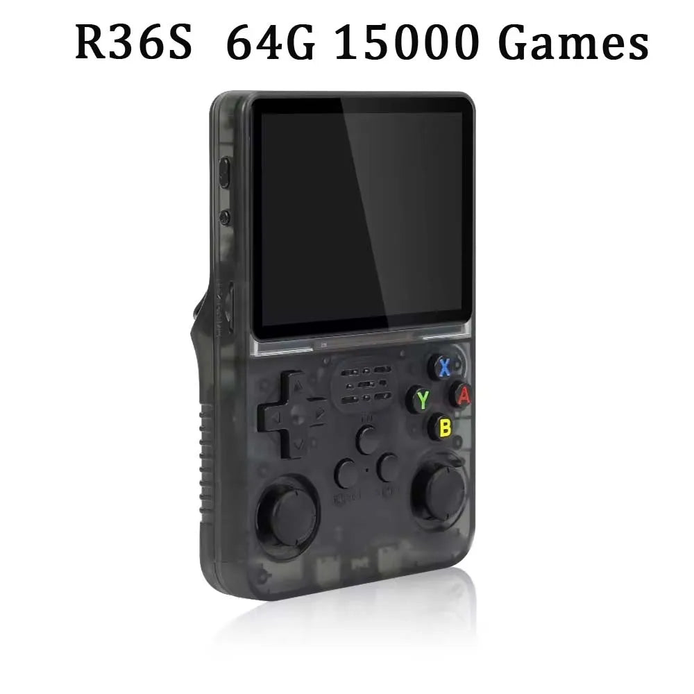 R36S Open Source Retro Handheld Game Console Linux System Kid Portable Pocket Video Player 3.5 Inch IPS Screen Video Game Player