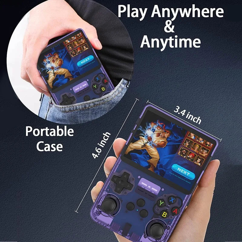 R36S Open Source Retro Handheld Game Console Linux System Kid Portable Pocket Video Player 3.5 Inch IPS Screen Video Game Player
